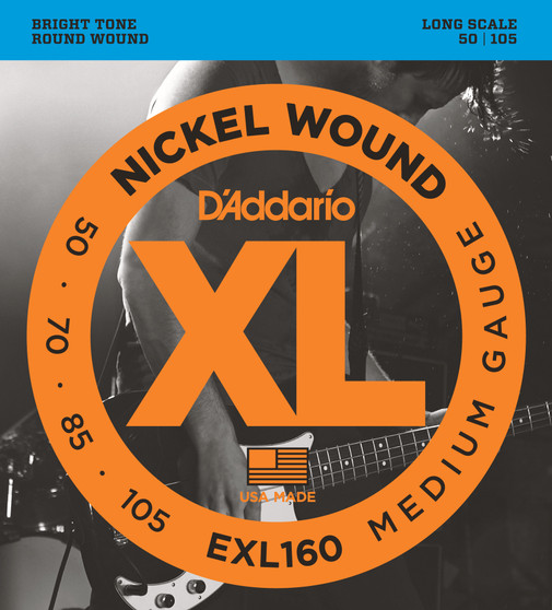 D'Addario Nickel Wound Bass 50-105