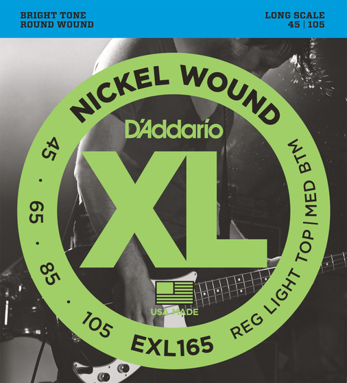 D'Addario Nickel Wound Bass 45-105