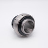40mm bore HC208 Eccentric Bore Insert Ball Bearing with Collar and Set Screw Back View