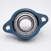 SAFTD202 Oval Ductile Flange Bearing 15mm Bore Bottom View