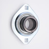 SAPFL205-15 Pressed Steel 2 Bolt Flange Locking Collar Ball Bearing Shaft Size 15/16" Top View