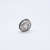 SFR6-ZZ Stainless Steel Flanged Miniature Ball Bearing 3/8x7/8x9/32 Side View