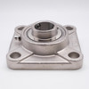 SUCSF205-14 Stainless Steel 4 Bolt Flange Shaft Size 7/8 Inch Side View