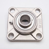 SUCSF206-17 Stainless Steel 4 Bolt Flange Shaft Size 1-1/16" Top View