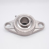 SUCSFL204 Stainless Steel 2 Bolt Oval Flange Unit 20mm Top View