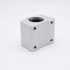 SMA30UU Pillow Case Motion Linear Bearing 30mm Bore Left Side Bottom View