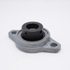 UFL004-2RS Mini Zinc Flange Eccentric Bearing Unit 20mm bore Side View