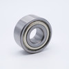 5303-ZZ Double Row Ball Bearing 17x47x22.2mm Left Side View