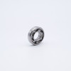 SR168 Stainless Steel Miniature Ball Bearing 1/4x3/8x1/8 Left Angled View