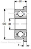 SSMF105-2RS bearing drawing
