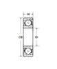 7205C bearing drawing