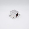 SWAP20 Inch Sized Closed PTFE Lined Plain Linear Pillow Block Bearing 1-1/4" Bore Left Angled View