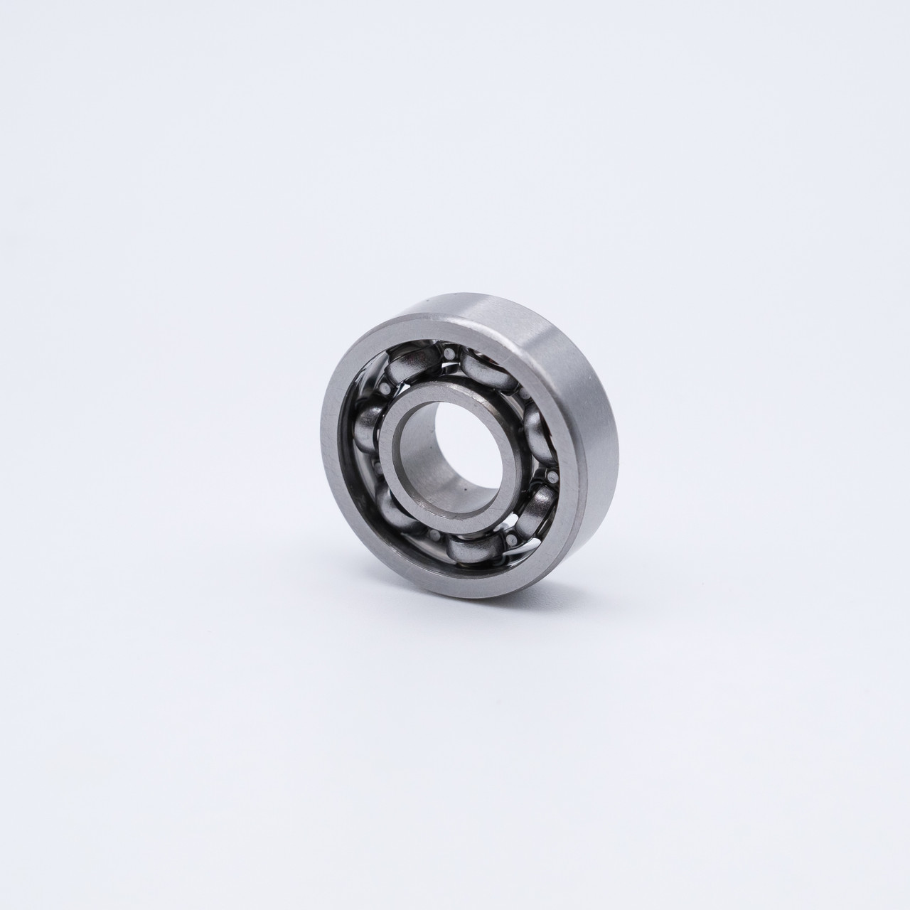 6205 Ball Bearing 25x52x15 Open Angled View