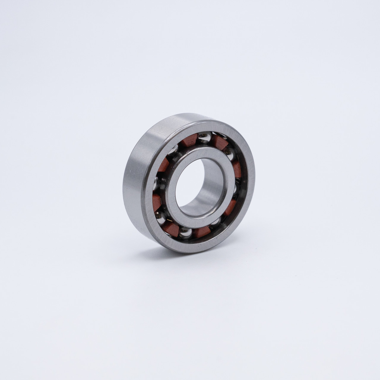 6205TBR12P4 ABEC7 Precision Ball Bearing 25x52x15 Angled View