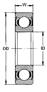 ITJ 6213ZZ Shielded ball bearing 6213-2ZJ