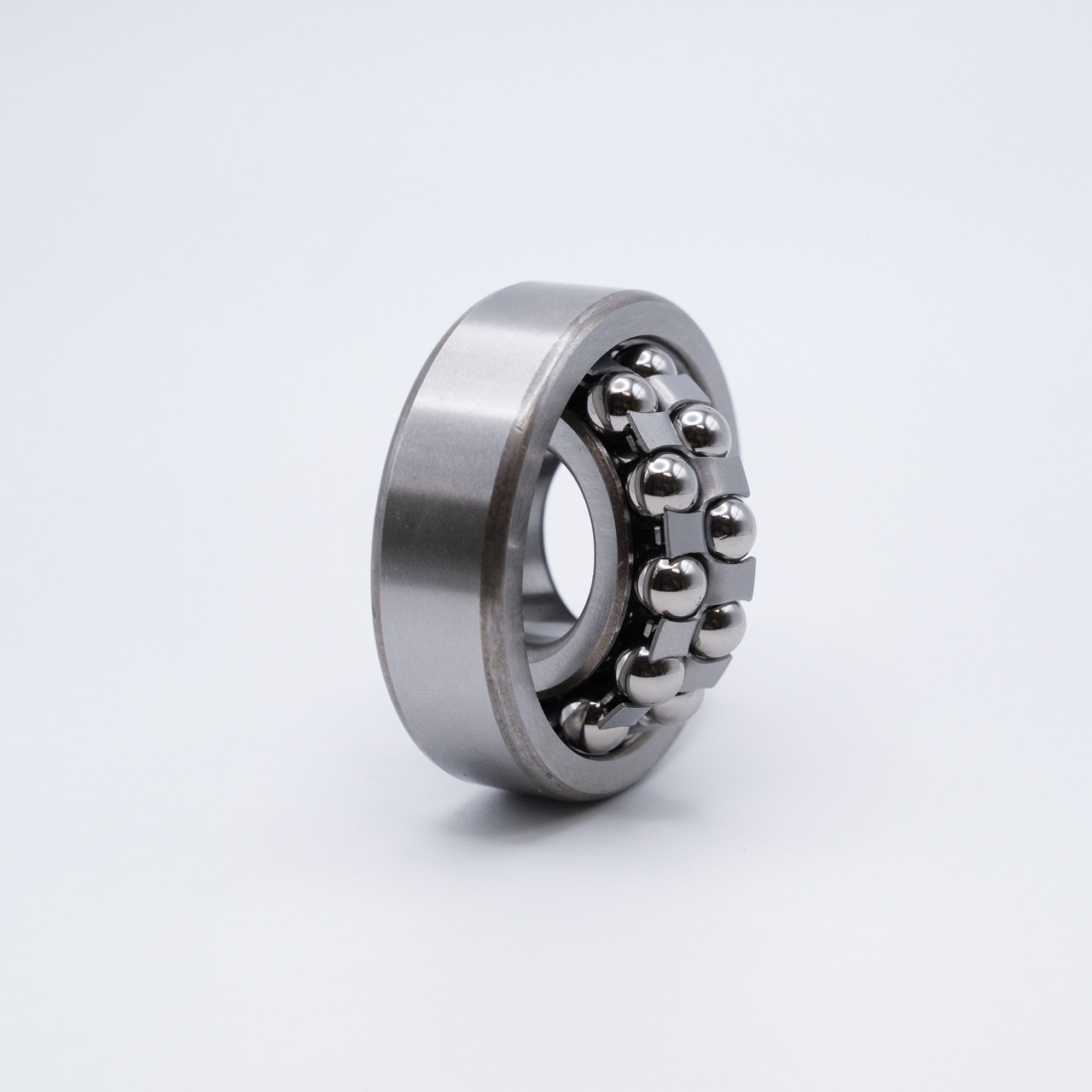 1207 Self Aligning Ball Bearing 35x72x17mm Open Side View