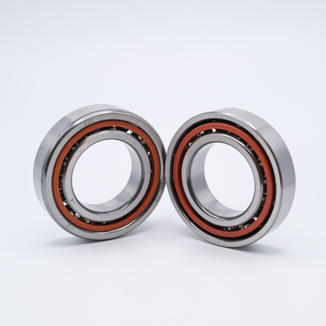 7002CTDULP4 Duplex Precision 15* Angular Ball Bearing 15x32x9 Front View