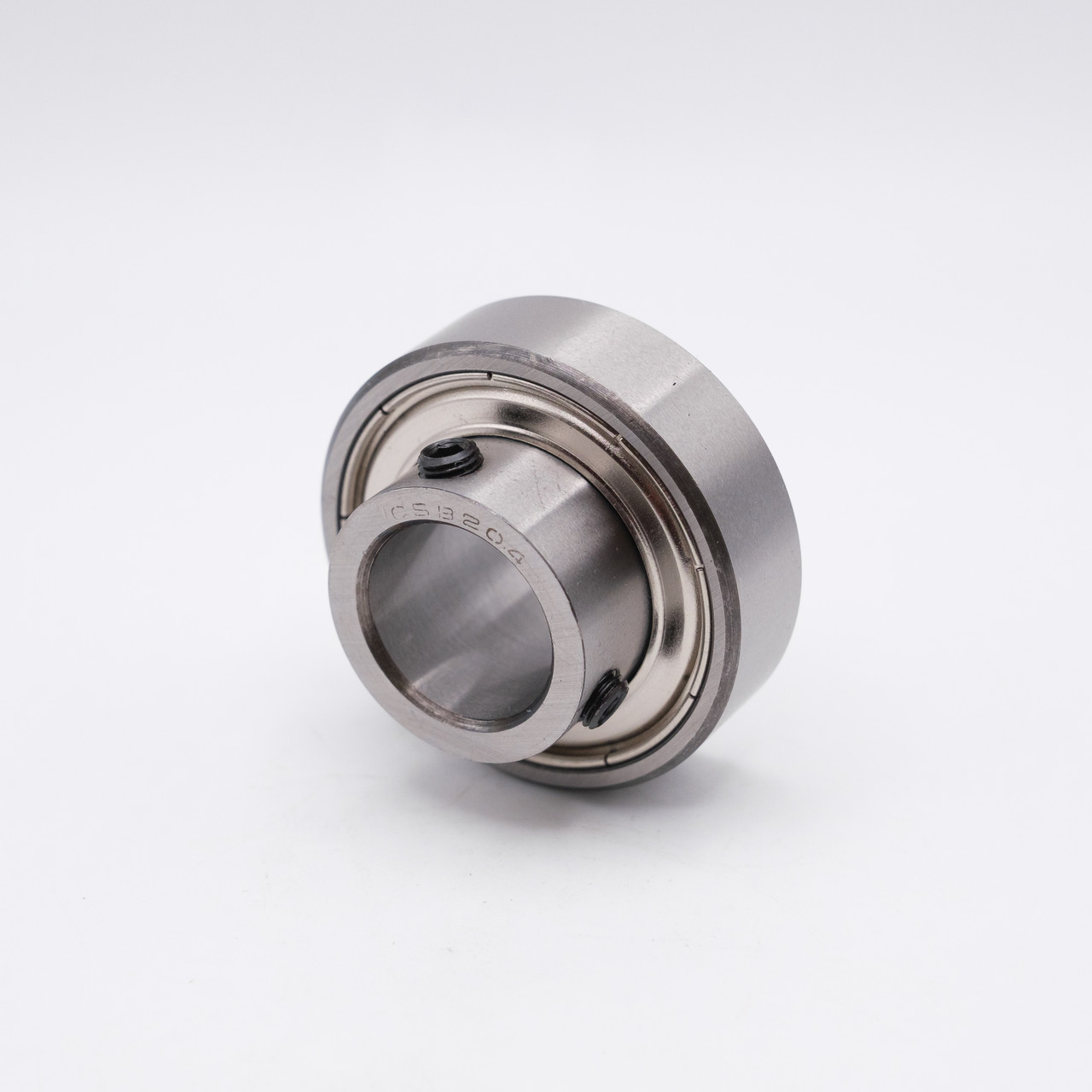 CSB204 Cylindrical Outer Insert Bearing 20x47x14mm Front View