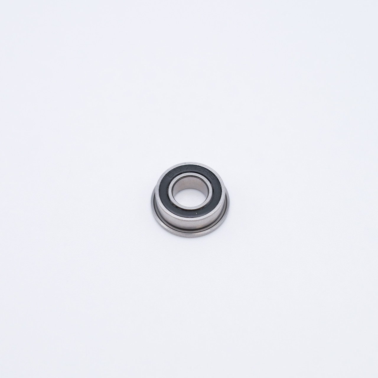 F609-2RS Mini Flanged Ball Bearing 9x24x7 Top View