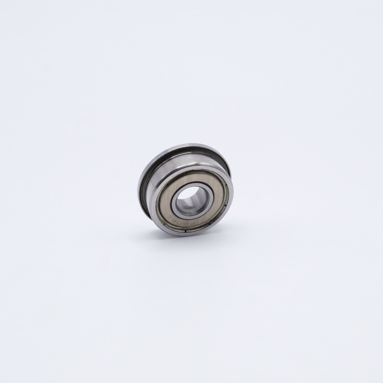 F624-ZZ Miniature Flange Ball Bearing 4x13x5 Side View
