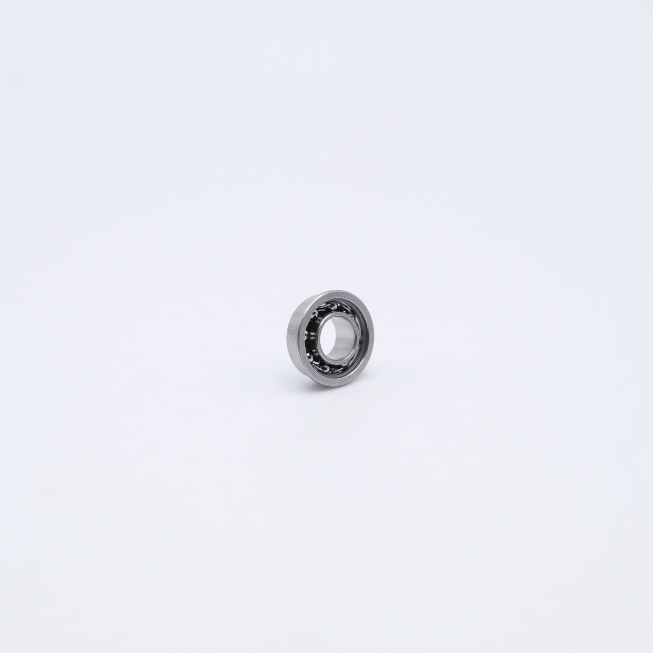 FR188 Flanged Miniature Ball Bearing 1/4x1/2x1/8 Angled View