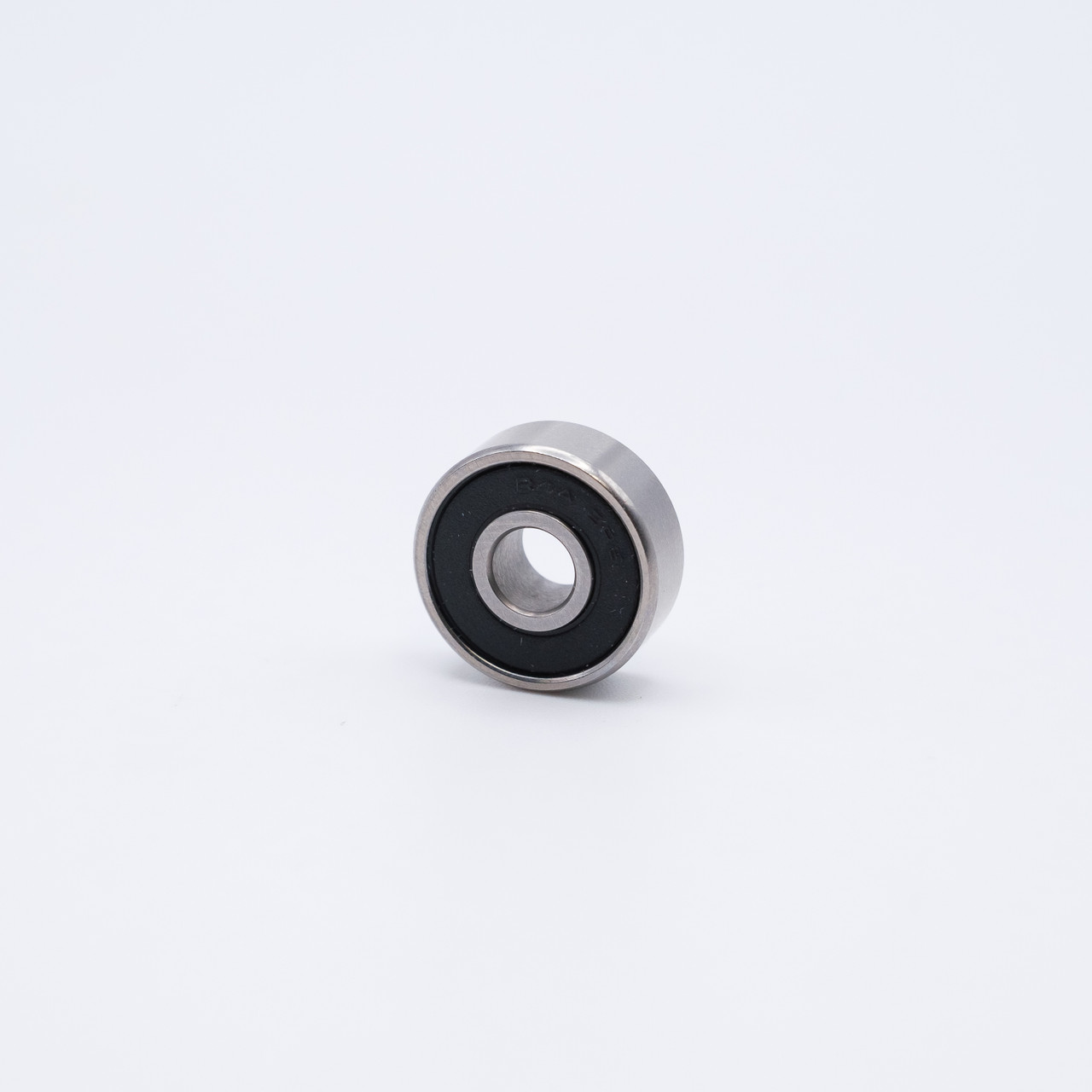 R2A-2RS Miniature Ball Bearing 1/8x1/2x11/64 Side Angle View