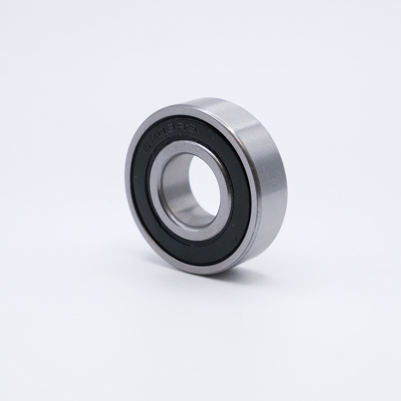 SS6201-2RS Stainless Steel Ball Bearing 12x32x10 Angled View