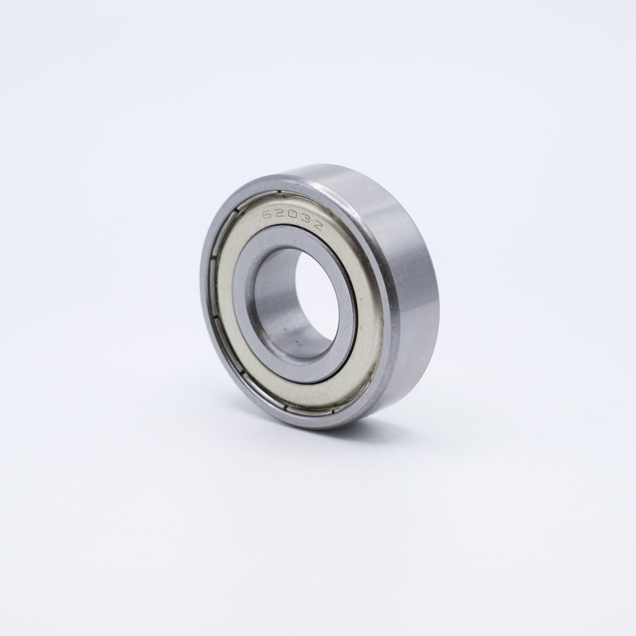 S6208-ZZ Stainless Ball Bearing 40x80x18 Angled View