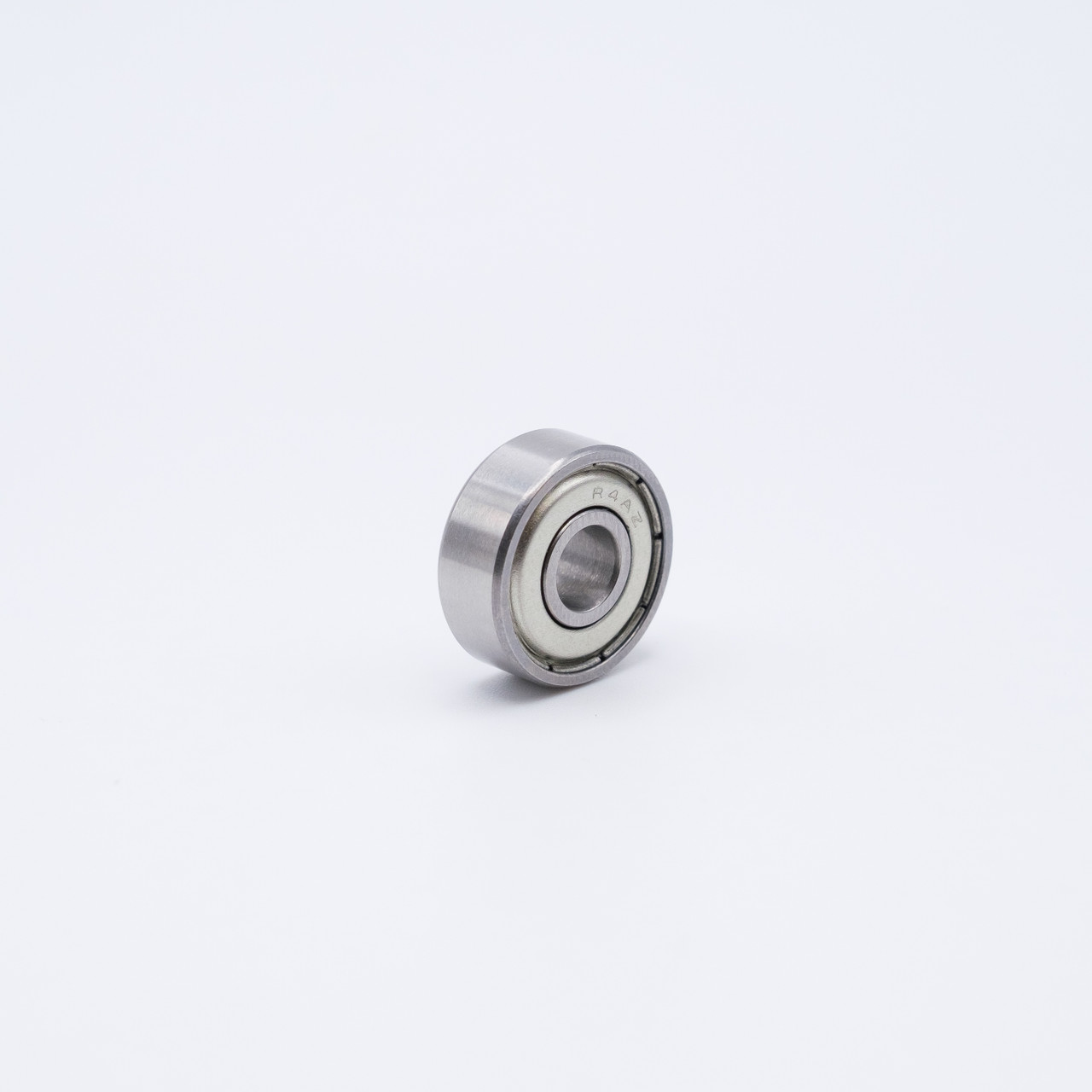 S687-ZZ Stainless Steel Miniature Ball Bearing 7x14x5mm Left Angled View