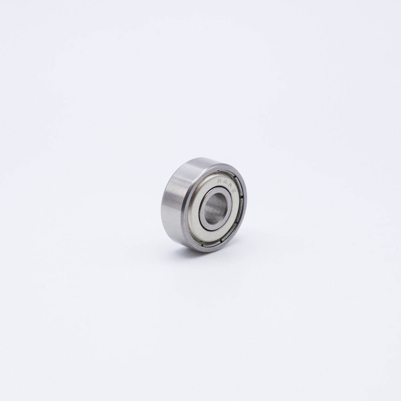 S689-ZZ Stainless Steel Miniature Ball Bearing 9x17x5mm Left Angled View