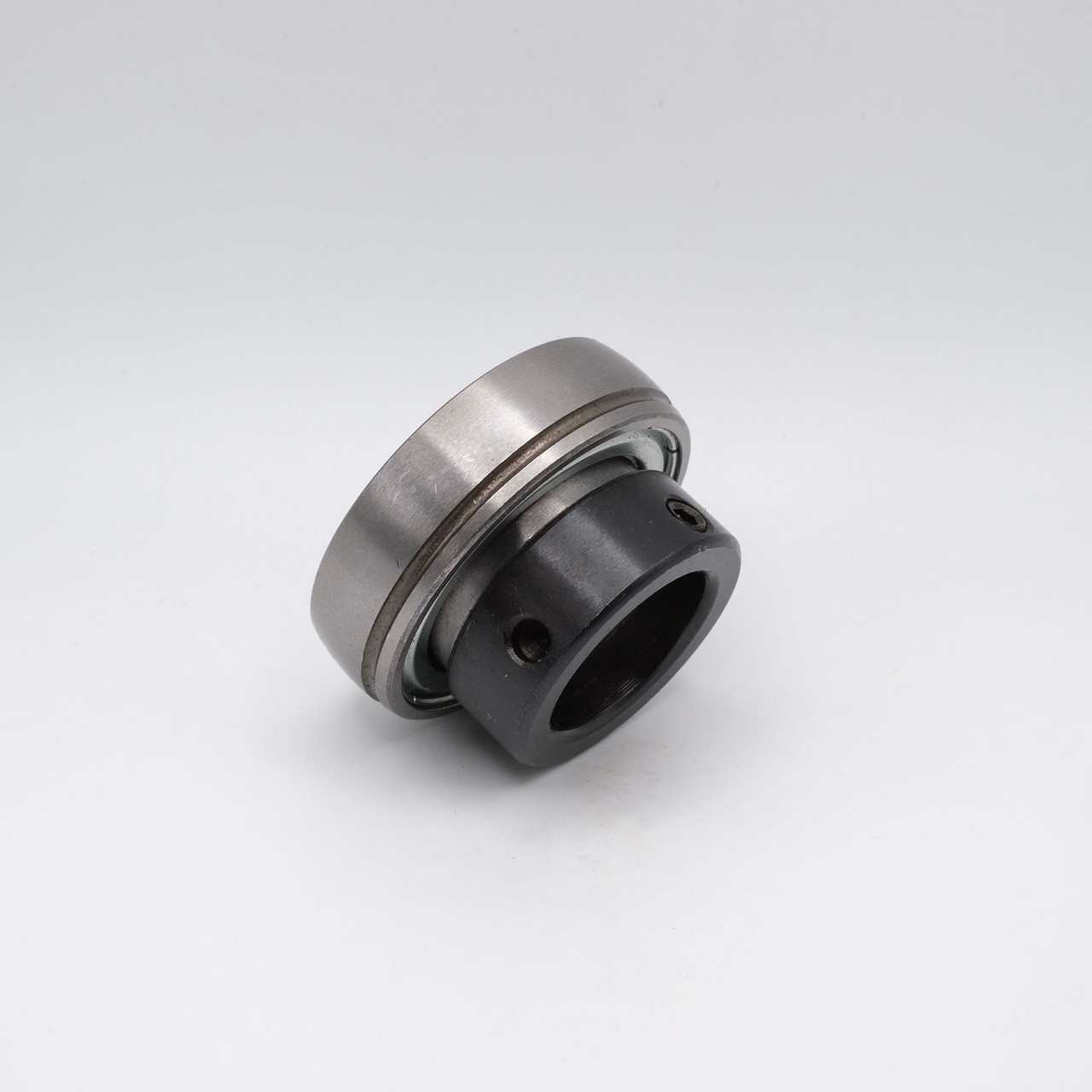 SA206-18 Eccentric Bore Insert Ball Bearing 1-1/8" Bore Angled View