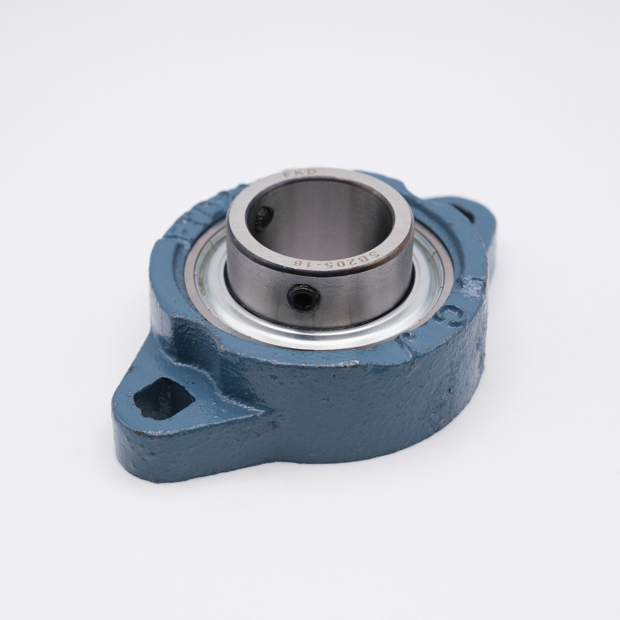 SBFTD203 Oval Ductile Flange Bearing Unit Shaft Size 17mm Side View