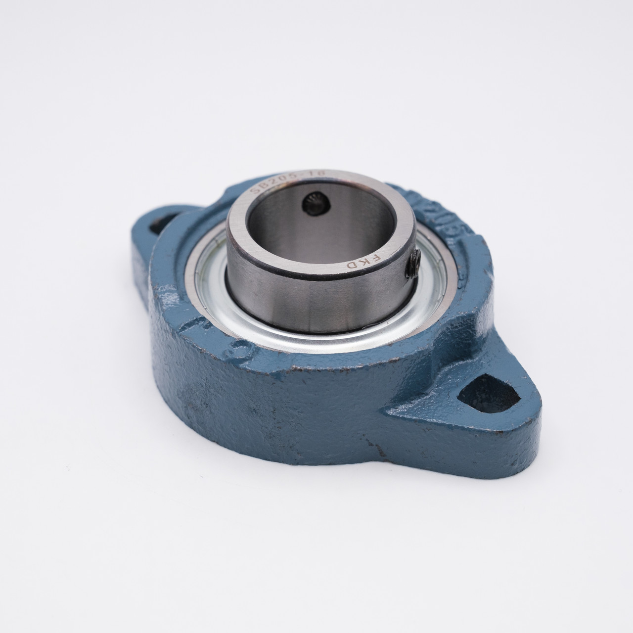 SBFTD205 Oval Ductile Flange Bearing Unit 25mm Bore Side View