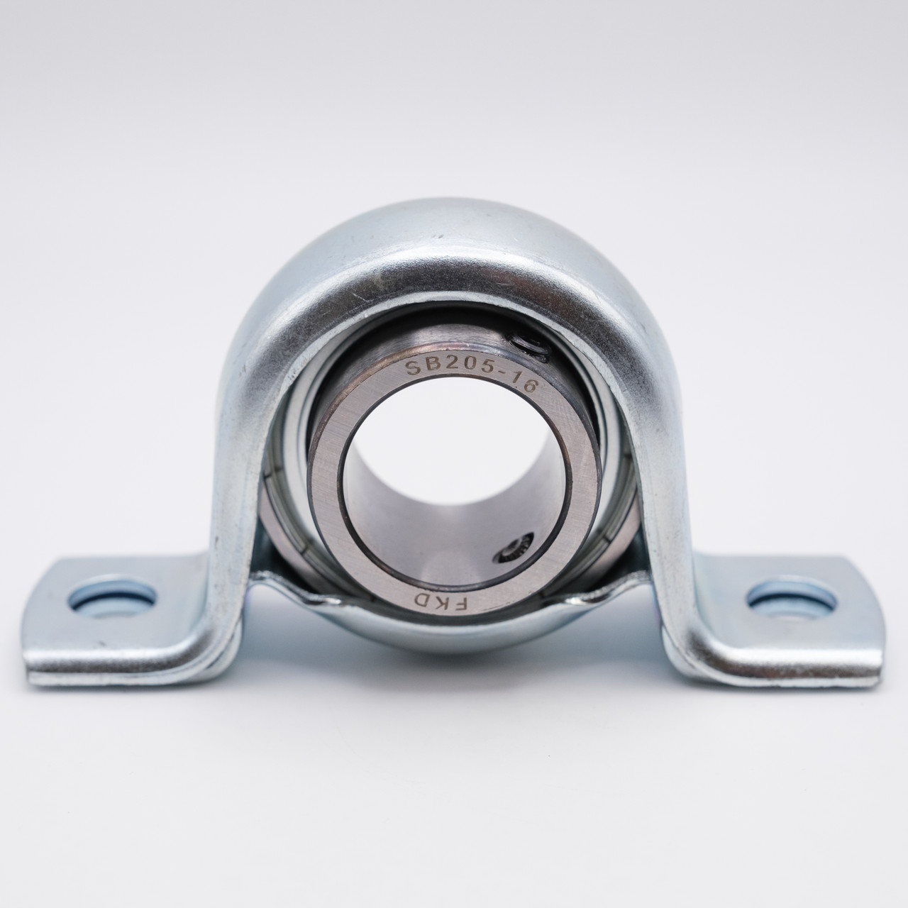 SBPP204-12 Pressed Steel Set Screw Pillow Block Bearing Front View