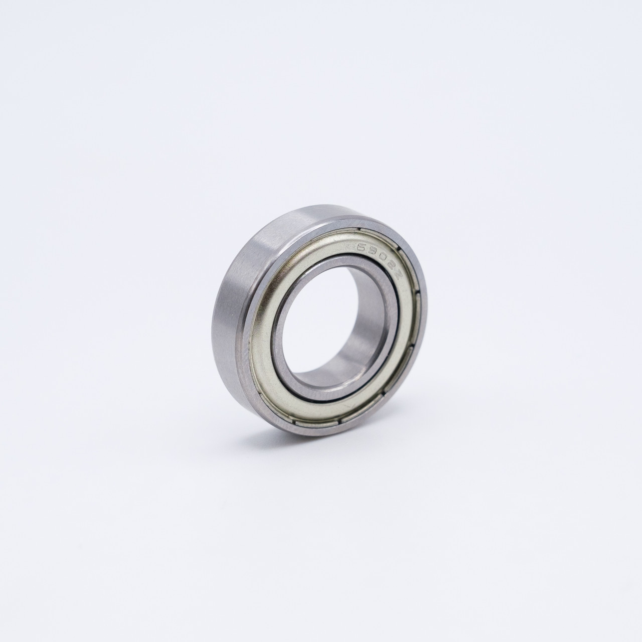 SS6902-ZZ Stainless Steel Ball Bearing 15x28x7 Angled View
