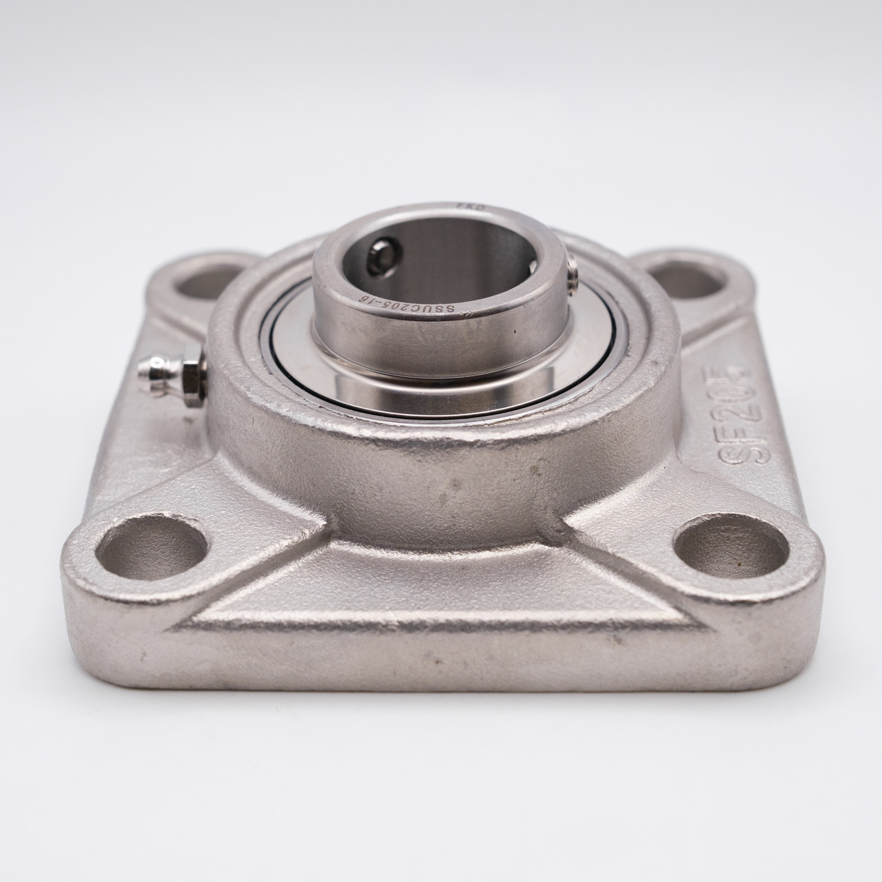 SUCSF202-10 Stainless Steel 4 Bolt Flange Shaft Size 5/8" Side View