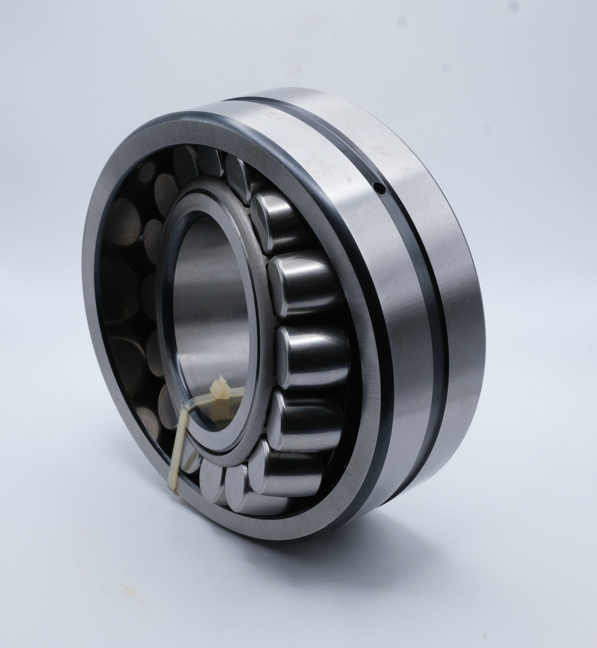 22219CCW33 Spherical Roller Bearing Steel Cage 95x170x43 Angled View