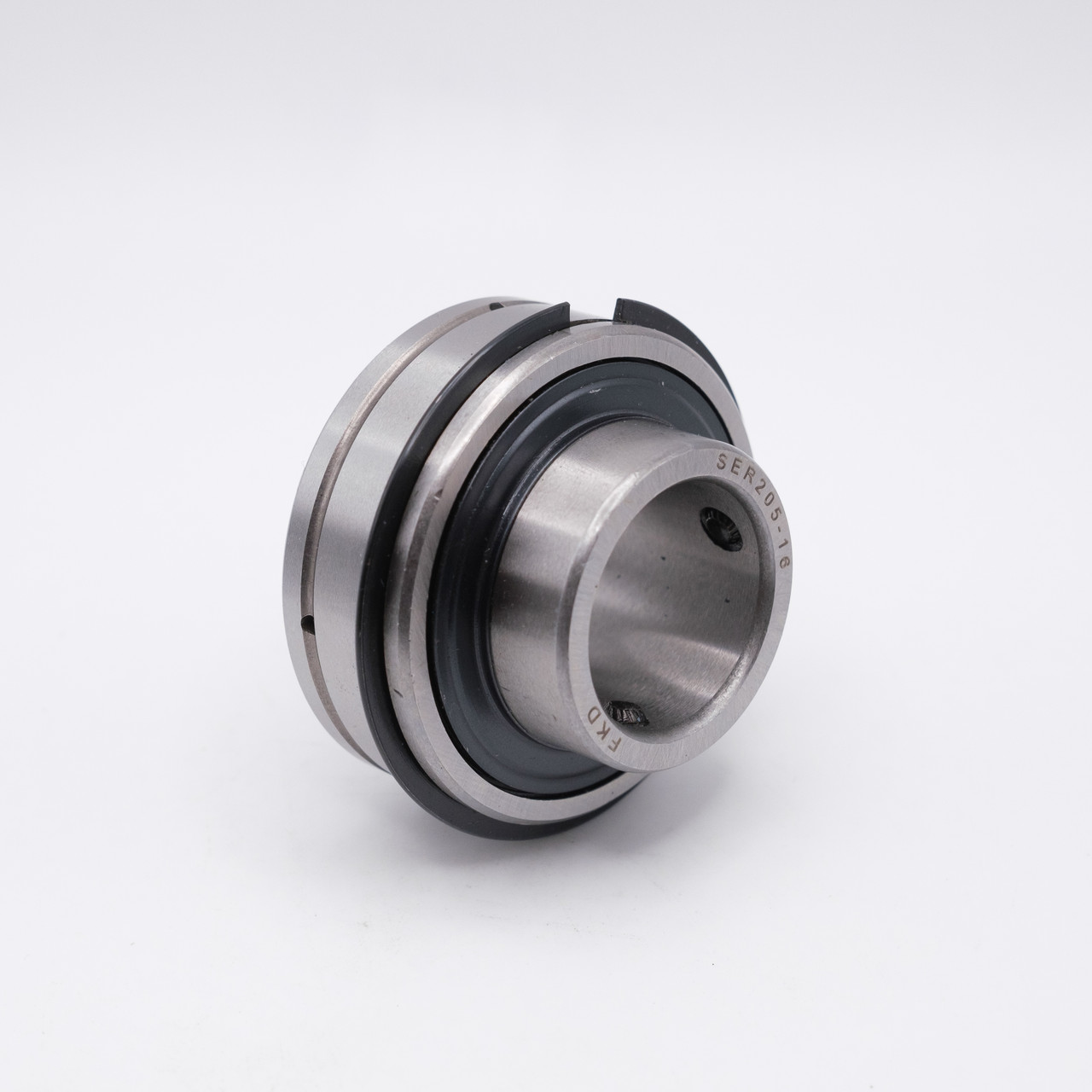 SER206-19 Insert Ball Bearing with Snap Ring and Set Screw 1-3/16