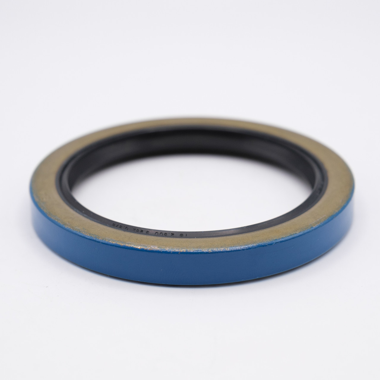 24898 Oil Seal Double Lip 2-1/2x3-17/64x3/8 Flat Side View