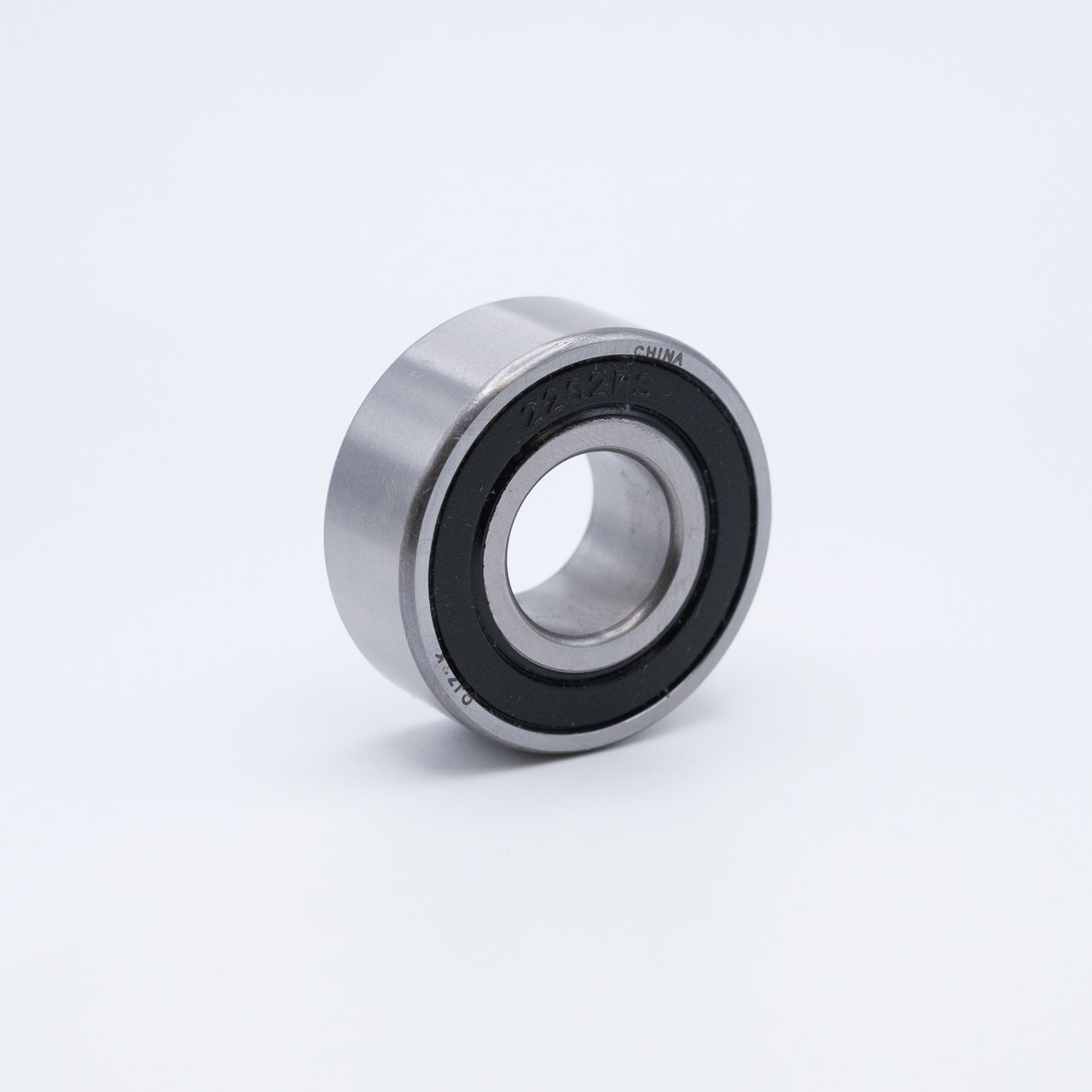 2303-2RS Self Aligning Ball Bearing 17x47x19mm Left Side View