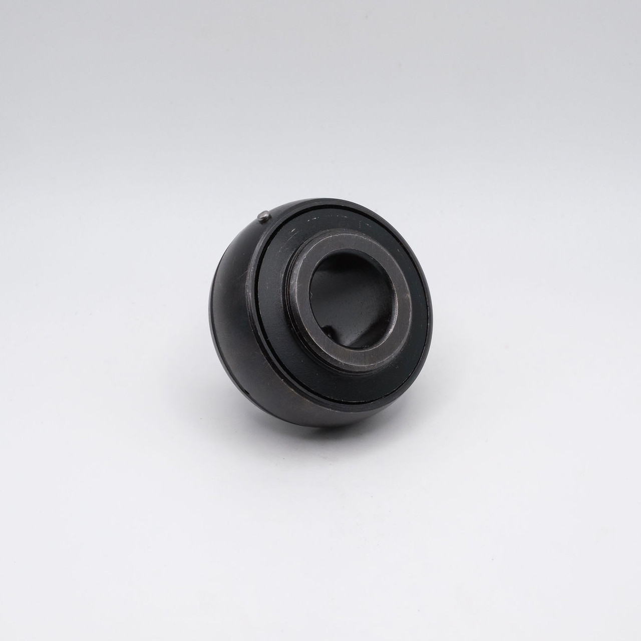 OUC207 Black Oxide Insert Ball Bearing 35x72x20mm Back Right Side View