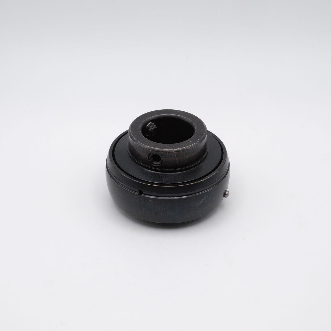 OUC201-8 Black Oxide Insert Ball Bearing 1/2x47x16mm Front View