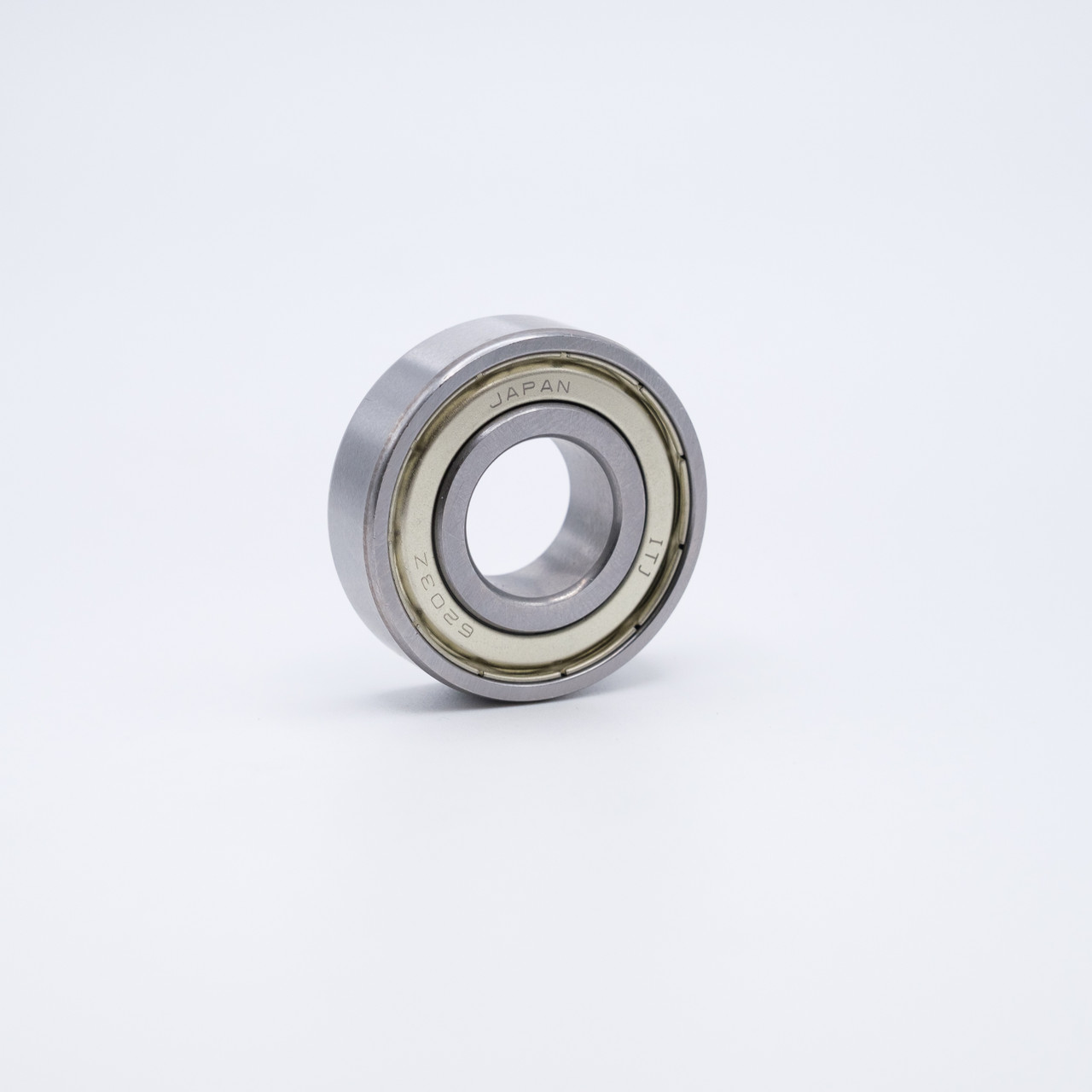 6203-ZZ Shielded Ball Bearing 17x40x12mm Left Angled View
