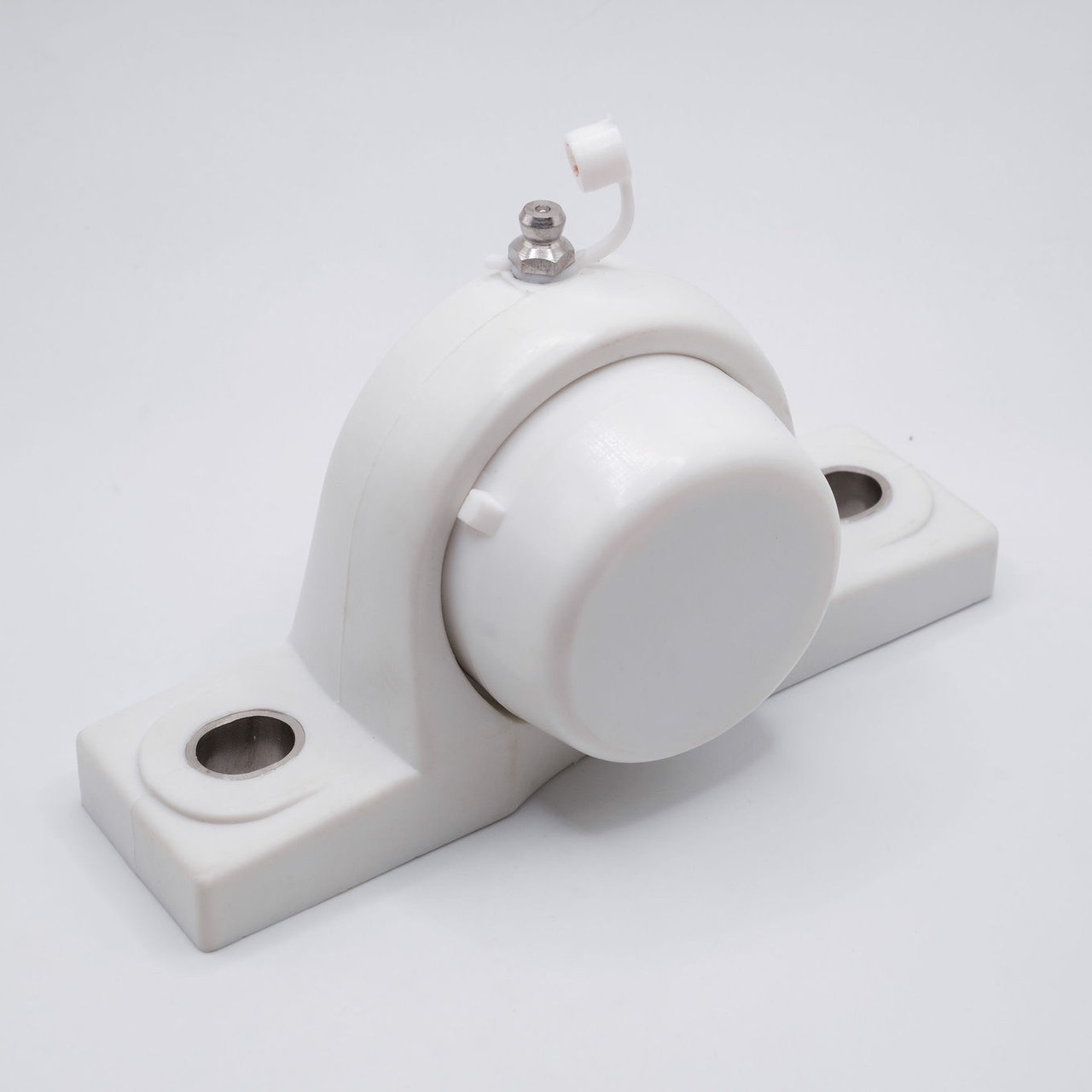 UCVP205-16 Thermoplastic Pillow Block Unit 1" Bore Cap Front Left Angled View