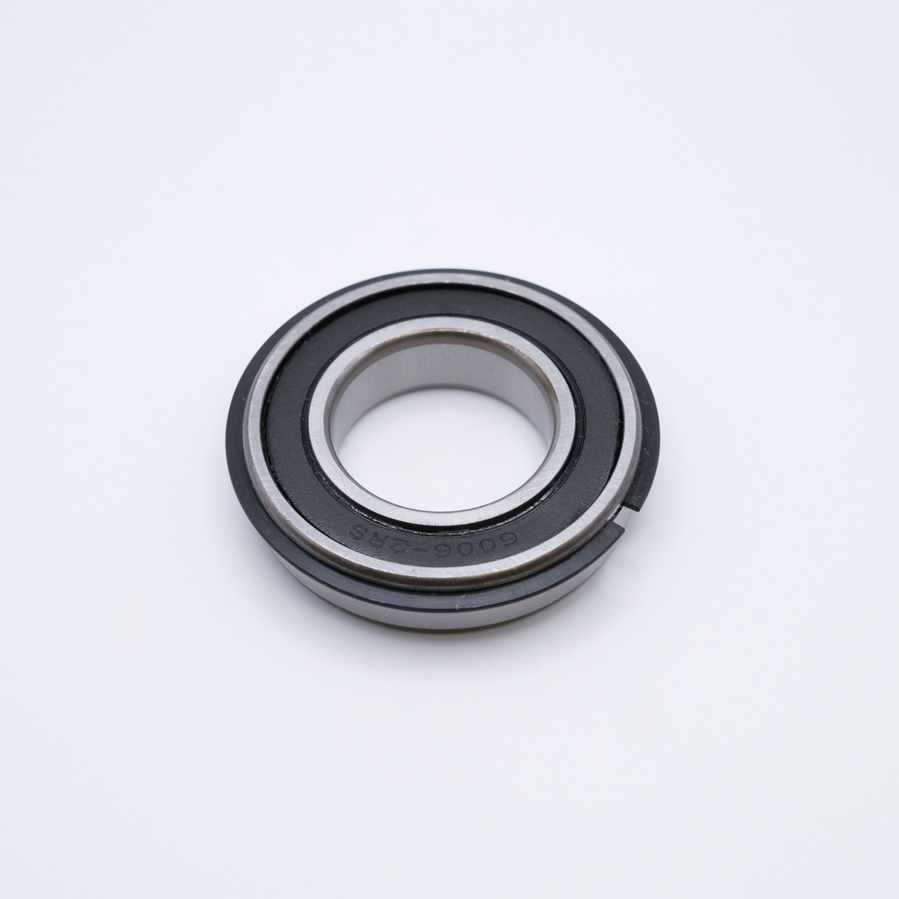 6201-2RSC3NR Snap Ring Ball Bearing 12x32x10 Bottom View