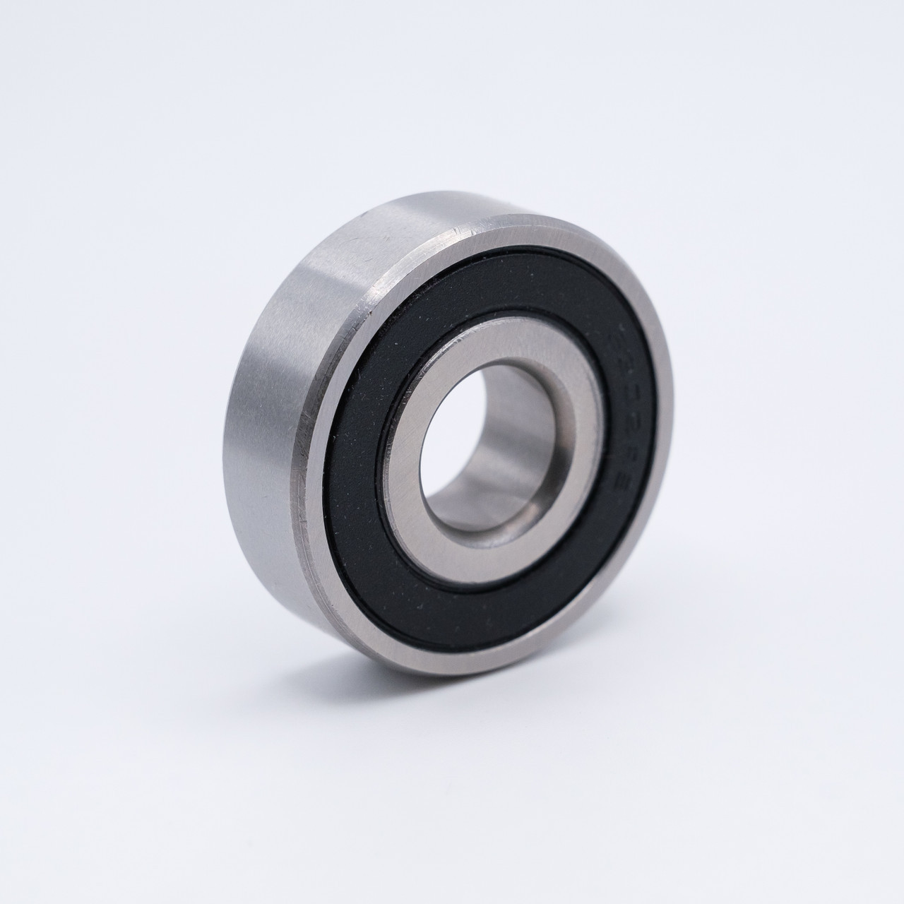 S6301-2RS Stainless Ball Bearing 12x37x12mm Left Angled View