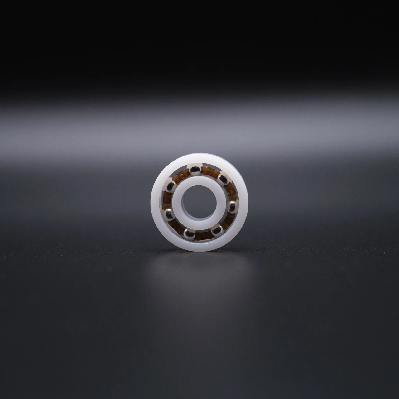 6000-PBS Ball Bearing 10x26x8mm Front View