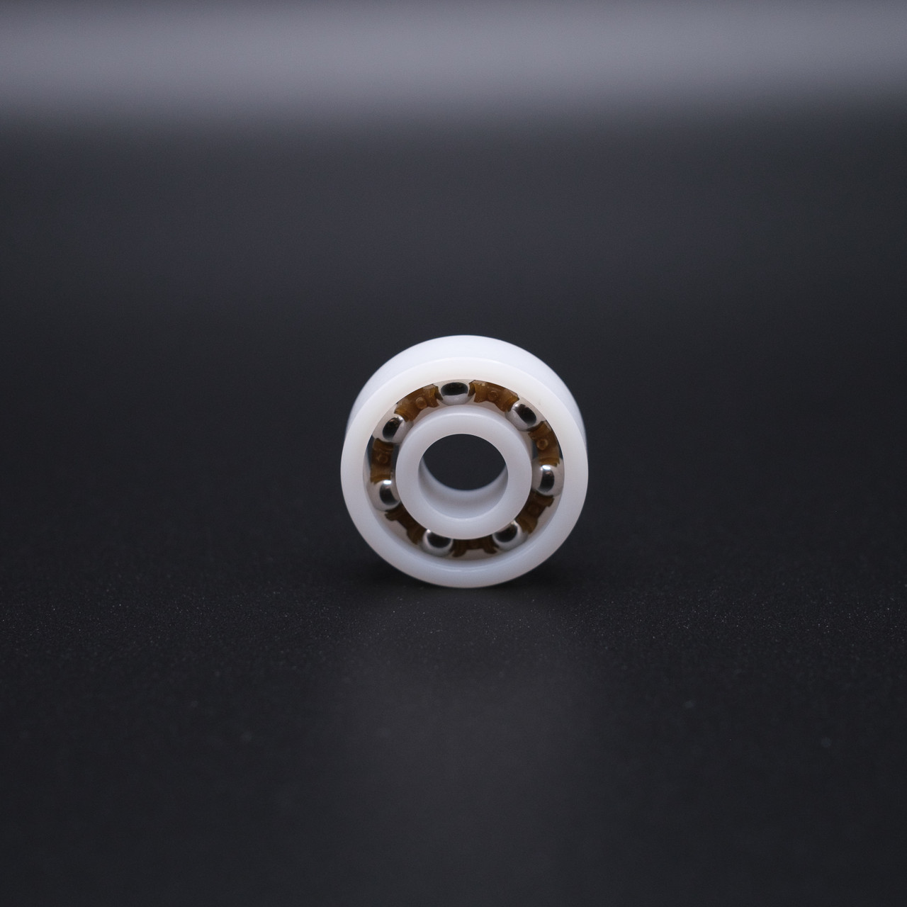 6002-PBS Plastic Radial Ball Bearing 15x32x9mm Front Angled View