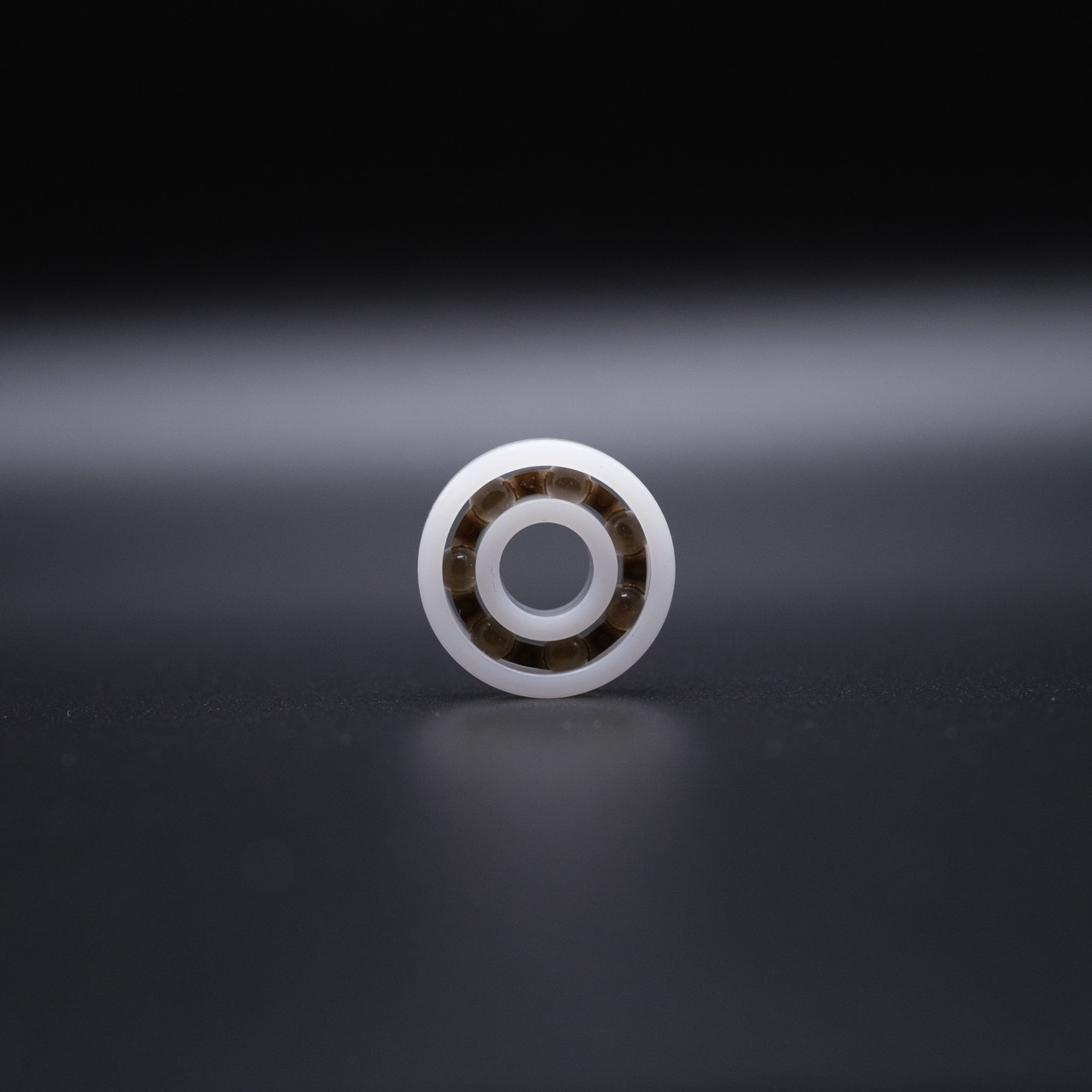6001 Plastic Ball Bearing 12x28x8mm Front View