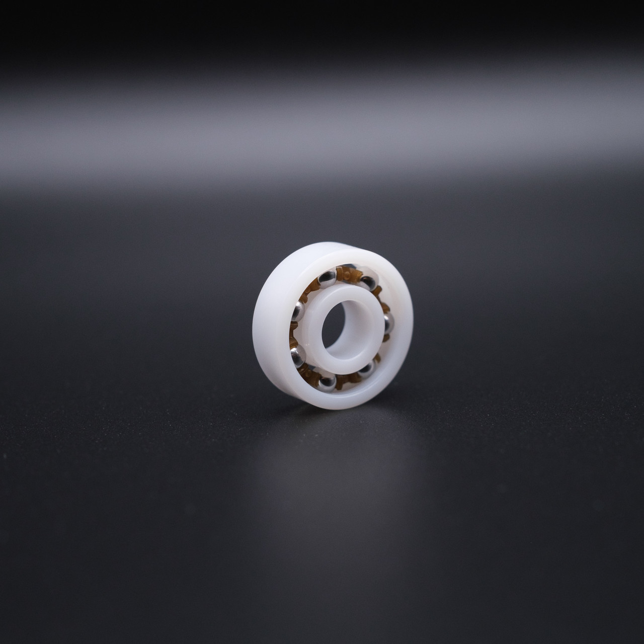 6004-PBS Plastic Ball Bearing 20x42x12mm Left Angled View